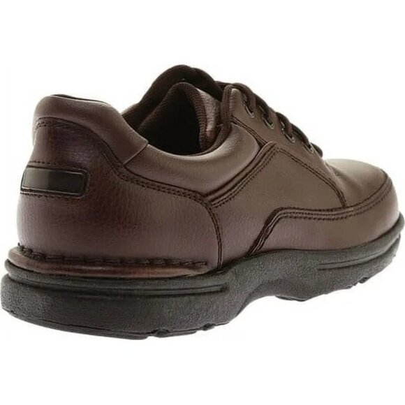 Rockport Mens Extra Wide Lace Up Comfort Leather Shoes Brown Size 9.5 NIB - Picture 2 of 7
